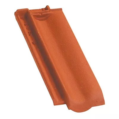 Demi tuile provinciale, couleur rouge