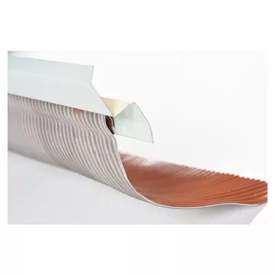 SOLIN PLISSE REVERSIBLE PLOMB/ROUGE, LONG. 2 M