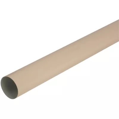 Tube de descente en PVC, couleur sable, diam.80 x long.4 m