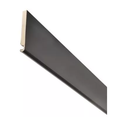 Bandeau cellulaire pour débords de toit, PVC gris anthracite, Longueur 4 m