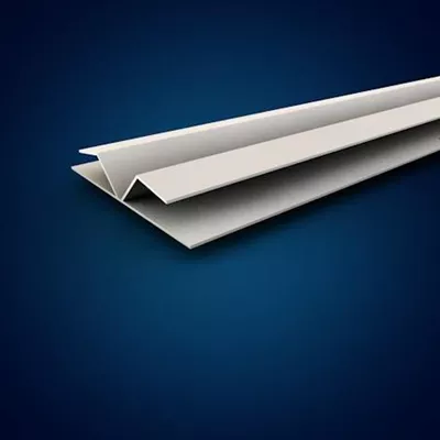 Finition double pour bande de jonction, couleur blanc, long. 4m