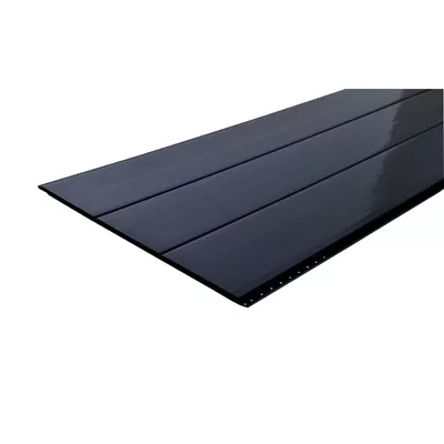 Sous face pour habillage en sous-toit, 3 lames, PVC gris ANTHRACITE, L.4m x l.33